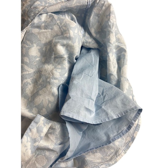 Free Assembly Womens Off the Shoulder Midi Dress Tie Straps Blue Size Medium - Picture 5 of 6